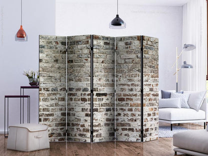 Decorative partition-Room Divider - Walls of Time II-Folding Screen Wall Panel by ArtfulPrivacy