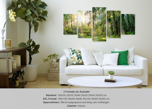 Durable Plexiglas Decorative Print - Acrylic Print - Green Sanctuary - ArtfulPrivacy