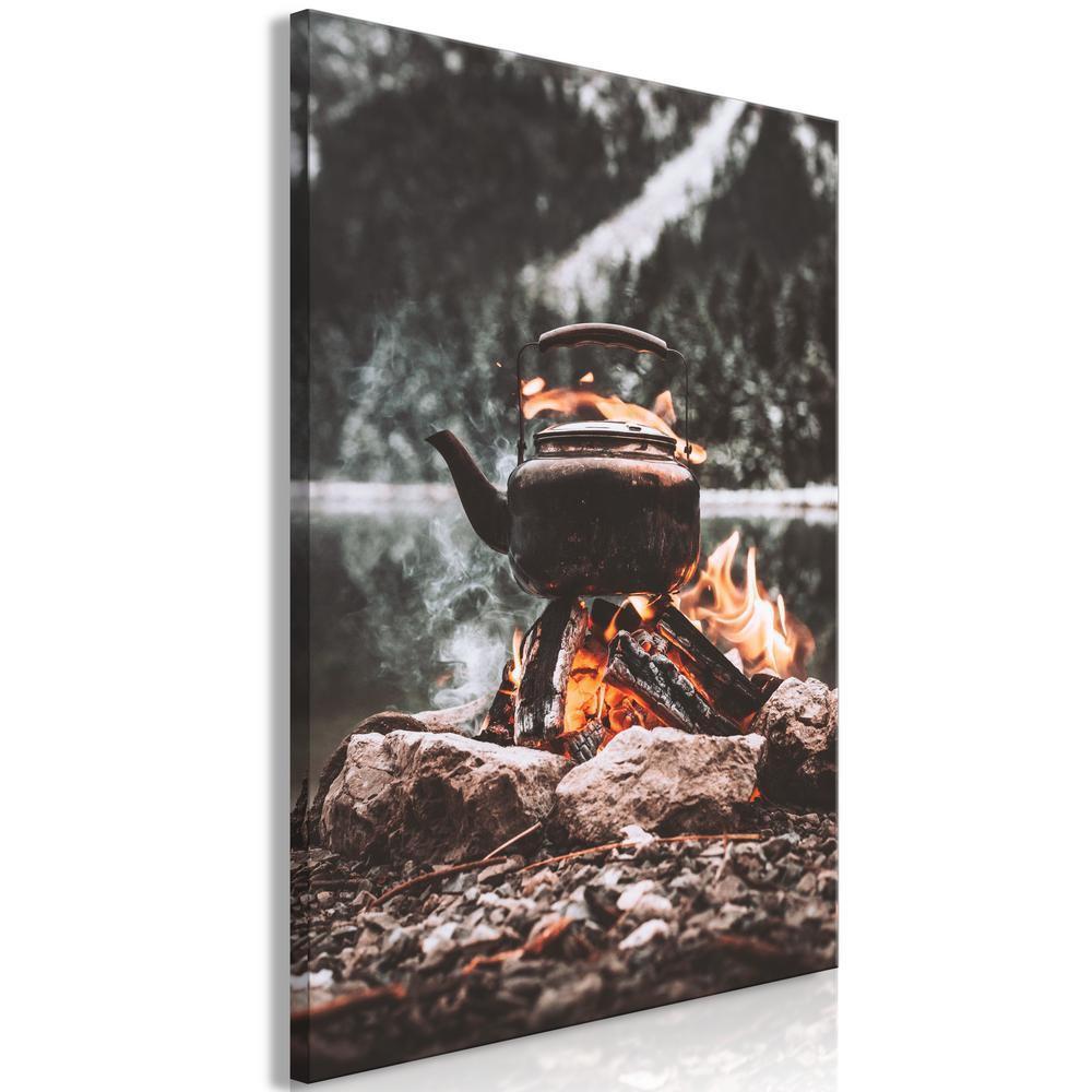 Canvas Print - Hearth (1 Part) Vertical-ArtfulPrivacy-Wall Art Collection