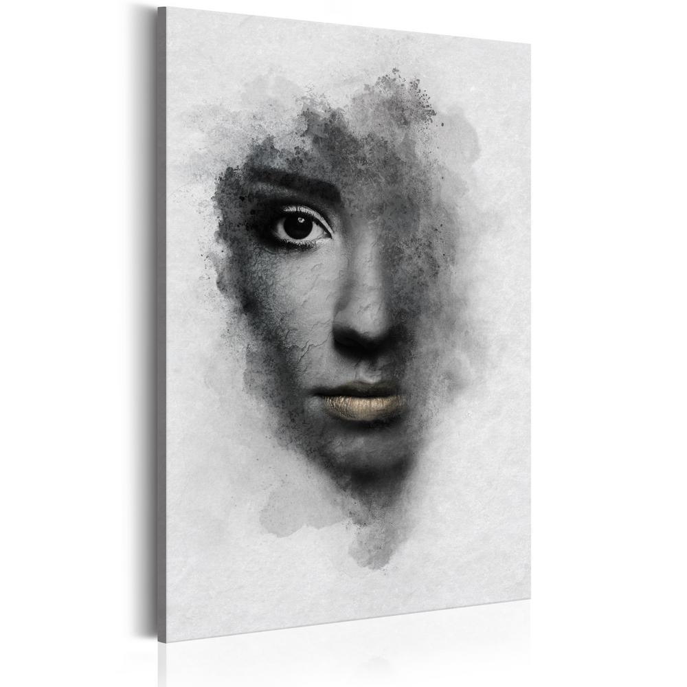 Canvas Print - Grey Portrait-ArtfulPrivacy-Wall Art Collection