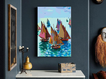 Start learning Painting - Paint By Numbers Kit - Claude Monet: Fishing Boats - new hobby