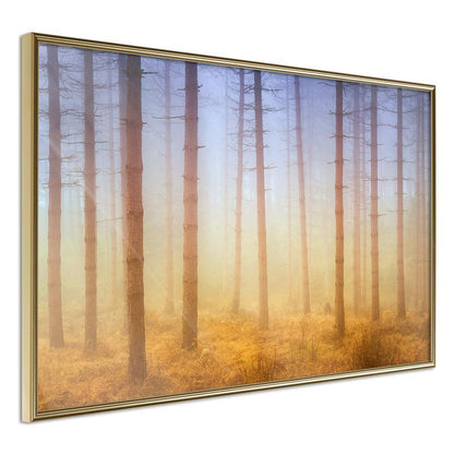 Framed Art - Fog or Smoke?-artwork for wall with acrylic glass protection