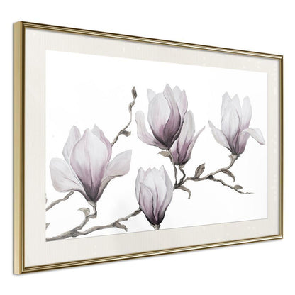 Botanical Wall Art - On the Twig-artwork for wall with acrylic glass protection