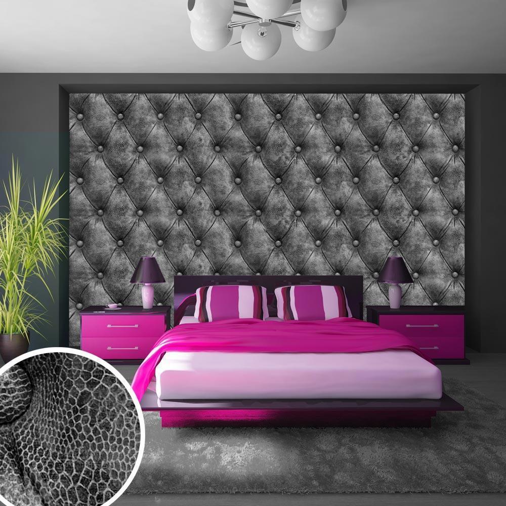 Wall Mural - Gray rhombuses-Wall Murals-ArtfulPrivacy