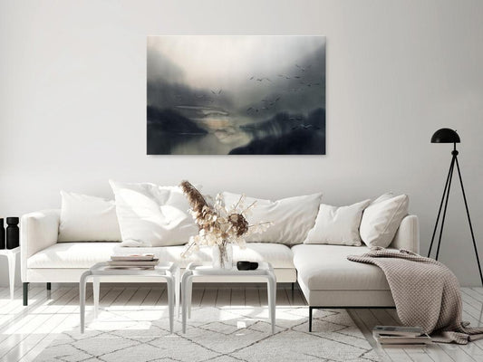 Canvas Print - Nostalgic Space (1 Part) Wide-ArtfulPrivacy-Wall Art Collection