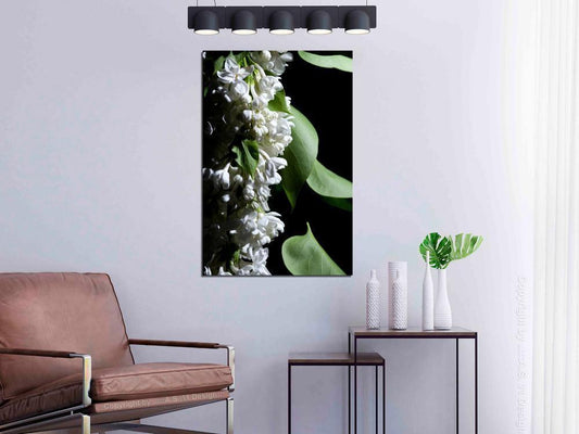 Canvas Print - Lilacs Detail (1 Part) Vertical-ArtfulPrivacy-Wall Art Collection