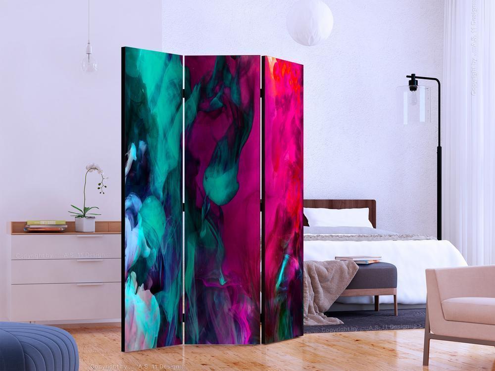 Decorative partition-Room Divider - Color madness-Folding Screen Wall Panel by ArtfulPrivacy