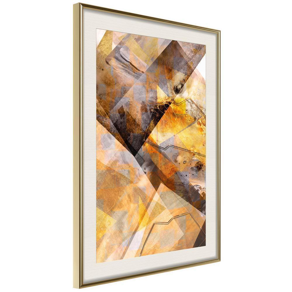 Autumn Framed Poster - Amber Power-artwork for wall with acrylic glass protection