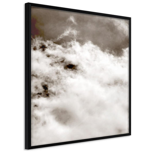 Framed Art - Clouds-artwork for wall with acrylic glass protection