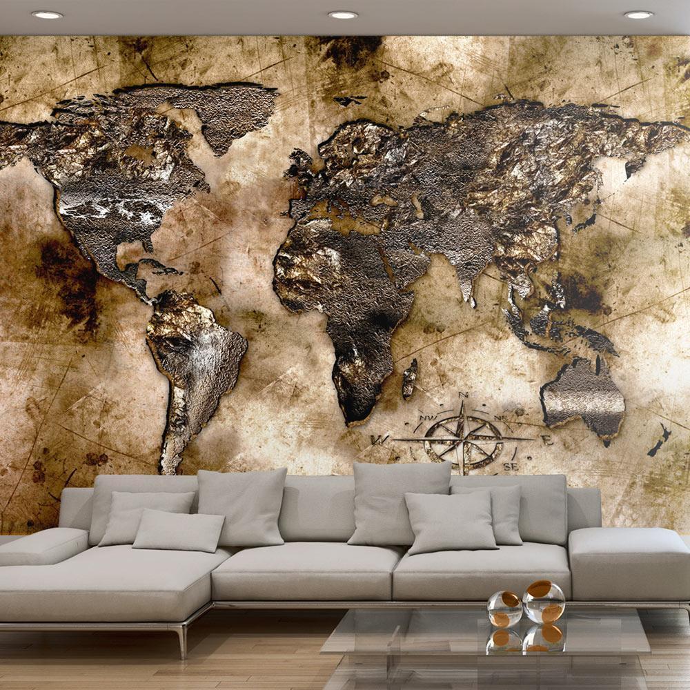 Wall Mural - Old world map-Wall Murals-ArtfulPrivacy