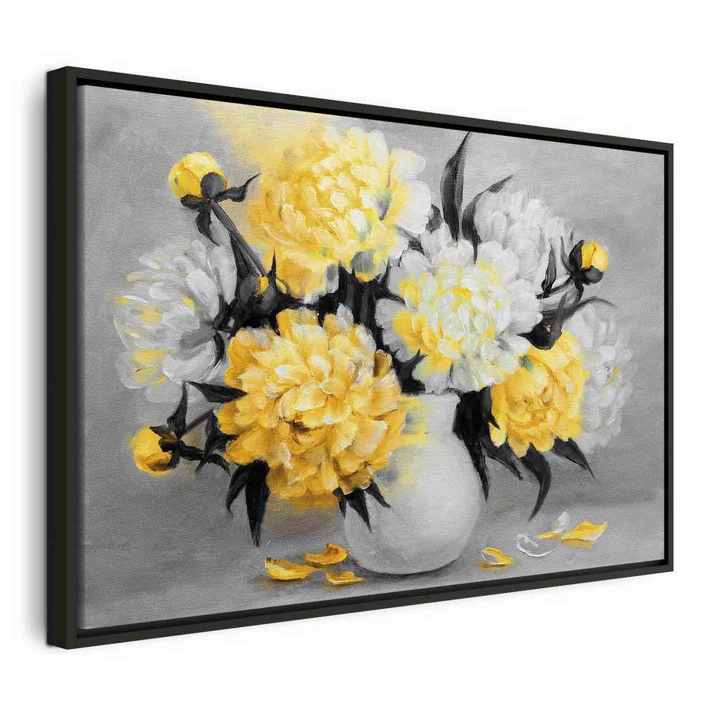 Canvas Print - Fragrant Colours (1 Part) Wide Yellow