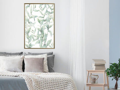 Botanical Wall Art - Sheer Batiste-artwork for wall with acrylic glass protection