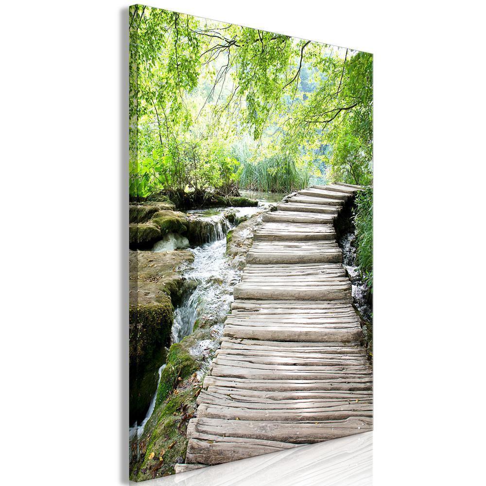 Canvas Print - Charming Path (1 Part) Vertical-ArtfulPrivacy-Wall Art Collection