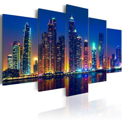 Canvas Print - Nights in Dubai-ArtfulPrivacy-Wall Art Collection
