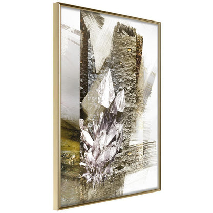 Abstract Poster Frame - Treasures of the Earth-artwork for wall with acrylic glass protection