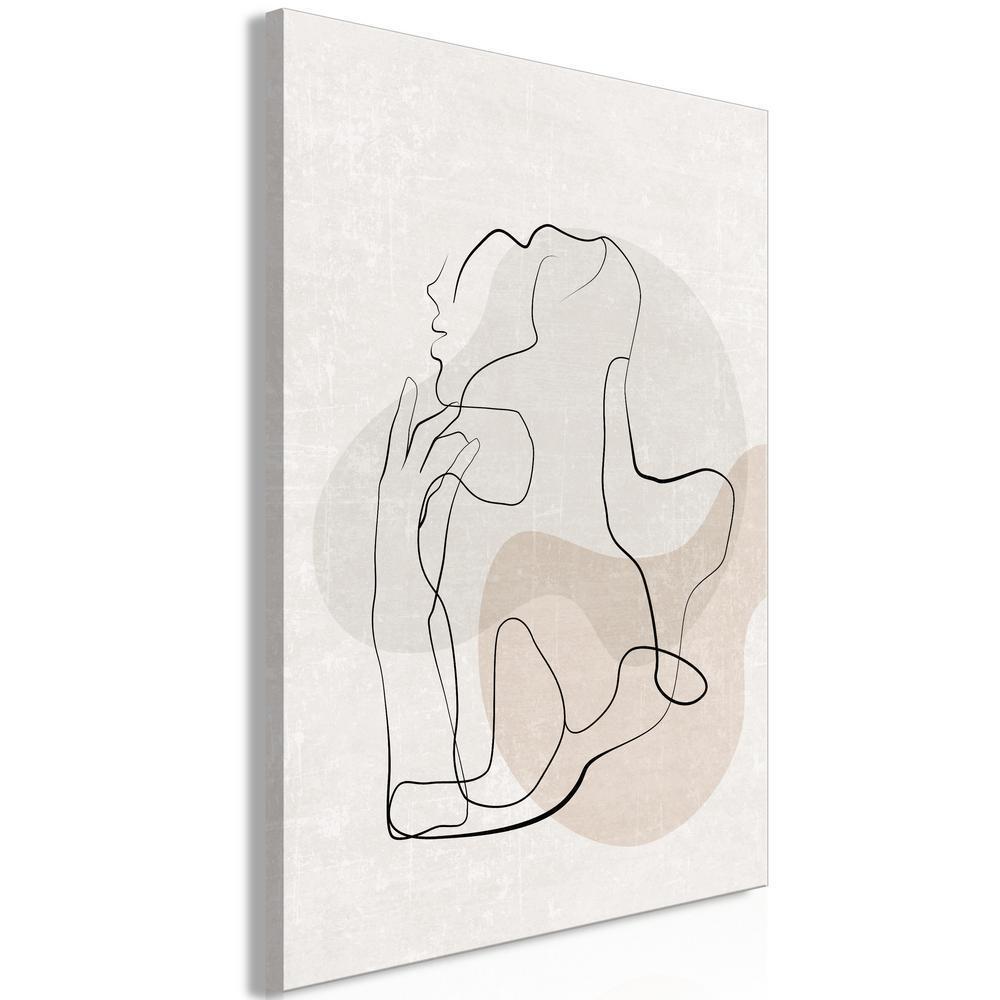Canvas Print - French Chic (1 Part) Vertical-ArtfulPrivacy-Wall Art Collection