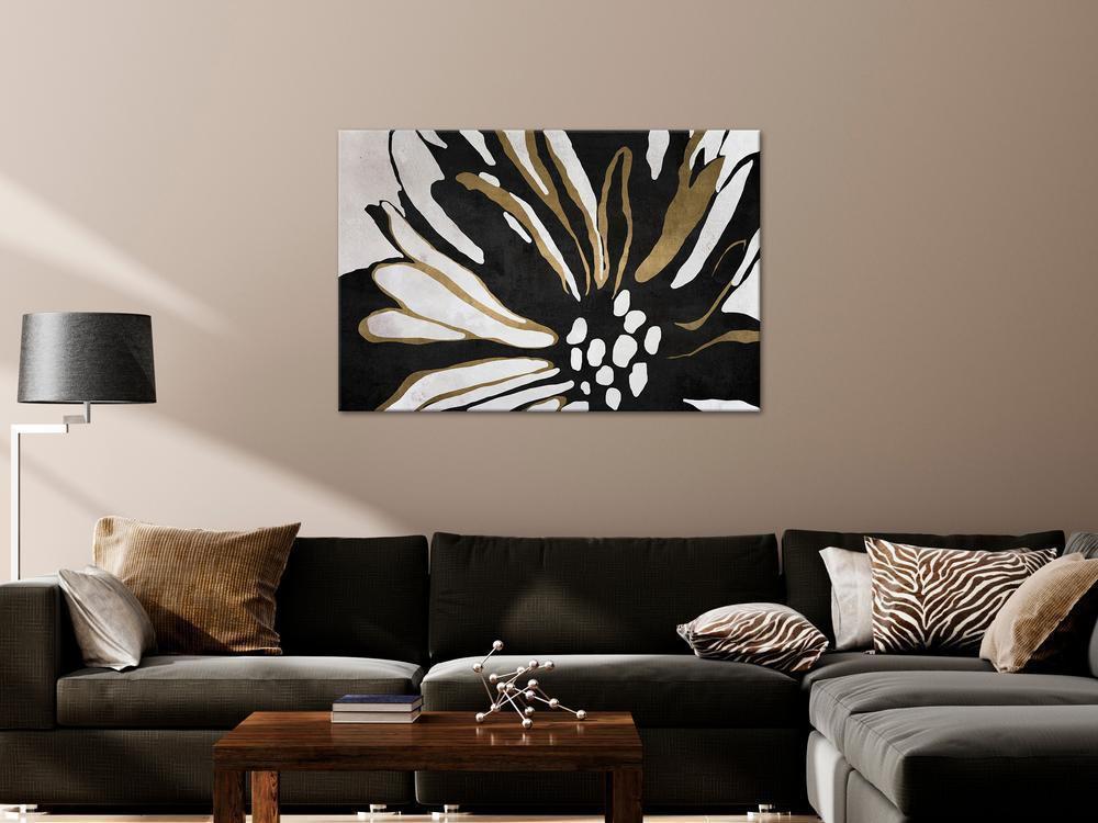 Canvas Print - Flower of the Night (1 Part) Wide-ArtfulPrivacy-Wall Art Collection