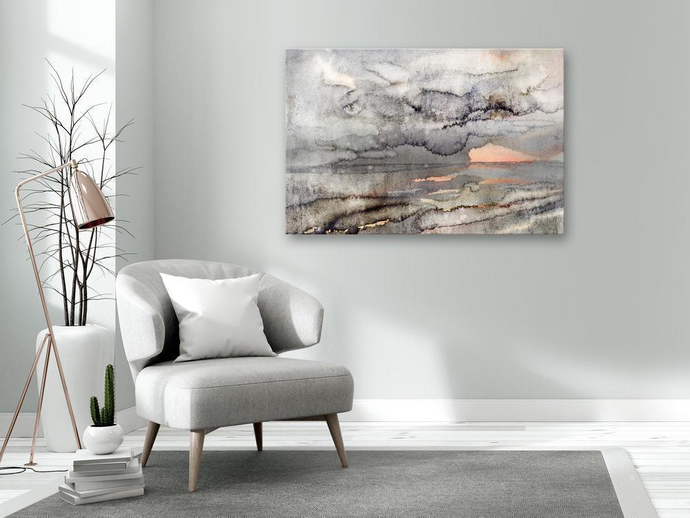 Canvas Print - Connected Clouds (1 Part) Wide-ArtfulPrivacy-Wall Art Collection