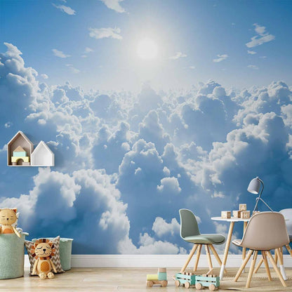 Wall Mural - Heavenly Calm: Warm Rays of the Sun