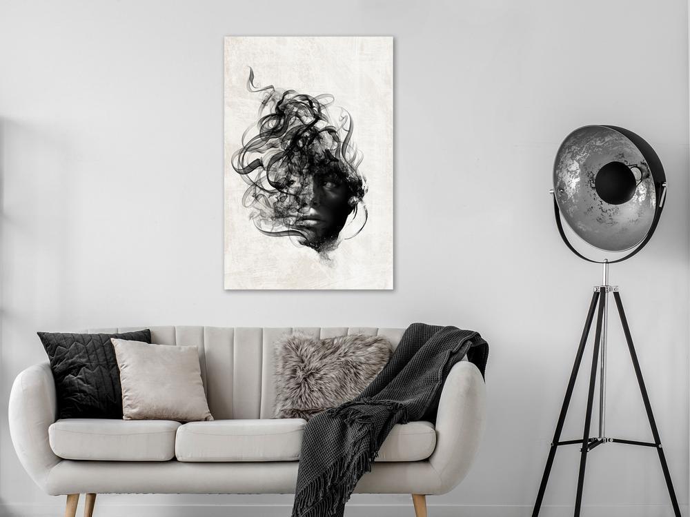 Canvas Print - Scattered Thoughts (1 Part) Vertical-ArtfulPrivacy-Wall Art Collection