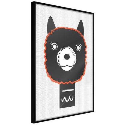 Nursery Room Wall Frame - Cute Smile-artwork for wall with acrylic glass protection