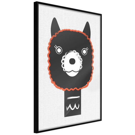Nursery Room Wall Frame - Cute Smile-artwork for wall with acrylic glass protection