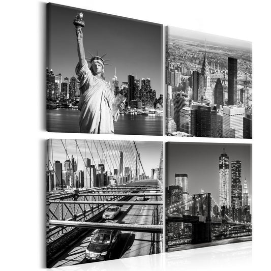 Canvas Print - Faces of New York-ArtfulPrivacy-Wall Art Collection