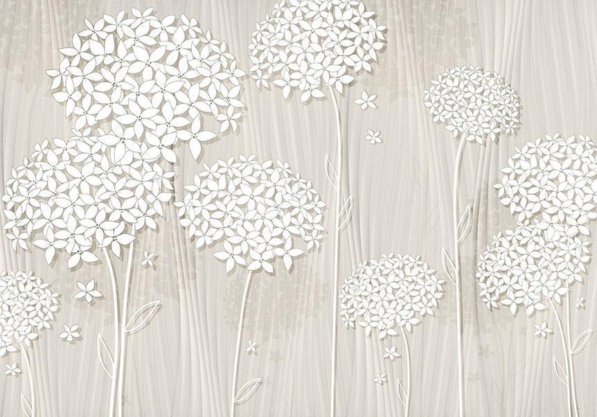 Wall Mural - Creamy Daintiness-Wall Murals-ArtfulPrivacy