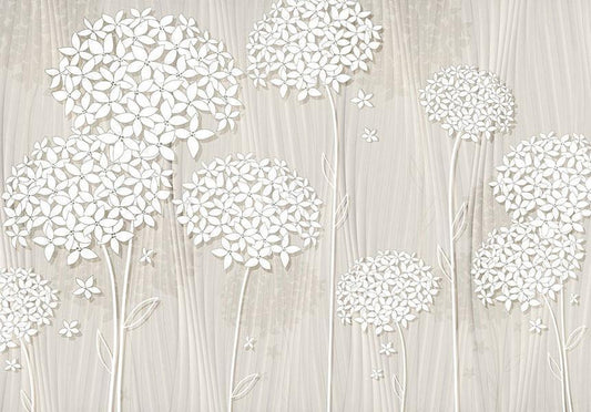 Wall Mural - Creamy Daintiness-Wall Murals-ArtfulPrivacy