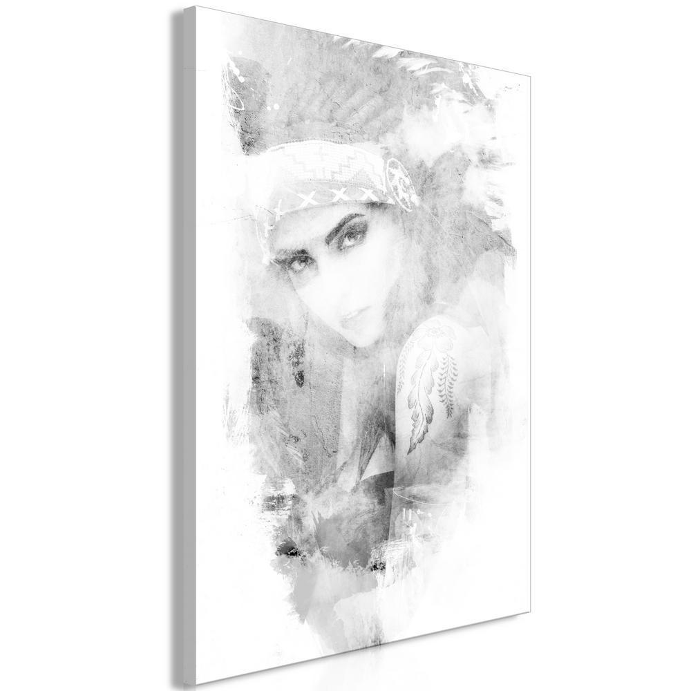 Canvas Print - Ethnic Look (1 Part) Vertical-ArtfulPrivacy-Wall Art Collection