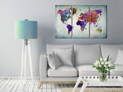 Canvas Print - World in Colors-ArtfulPrivacy-Wall Art Collection
