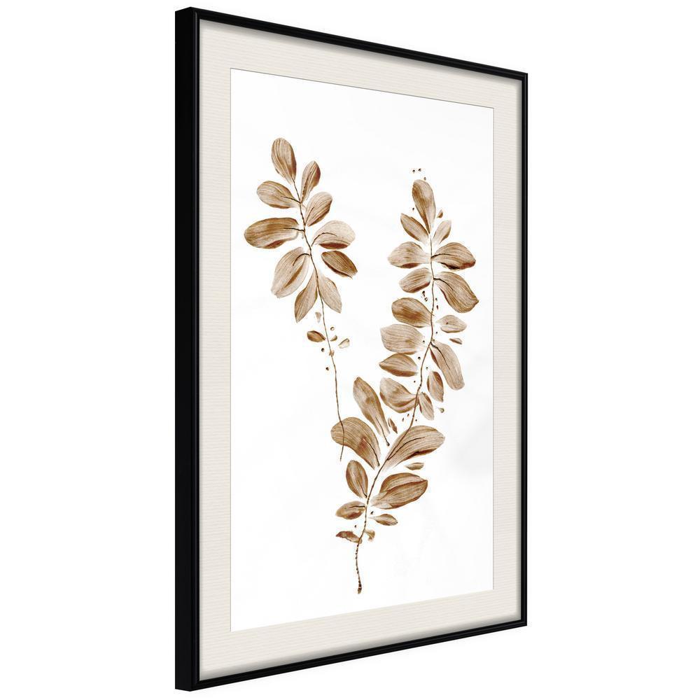 Botanical Wall Art - Botanical Watercolour-artwork for wall with acrylic glass protection