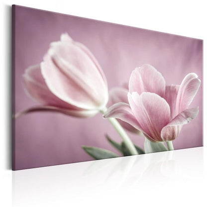 Canvas Print - Romantic Tulips-ArtfulPrivacy-Wall Art Collection