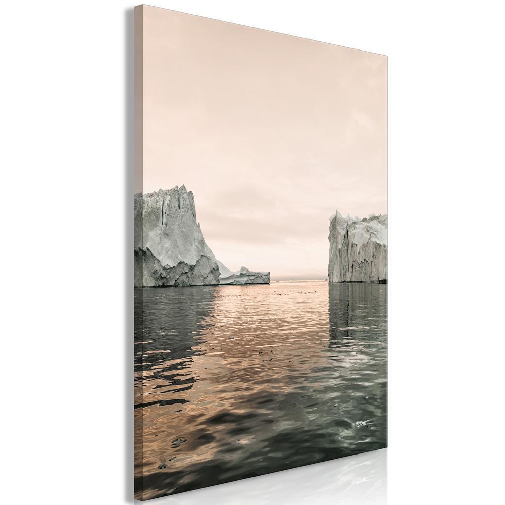 Canvas Print - Ice Statues (1 Part) Vertical-ArtfulPrivacy-Wall Art Collection