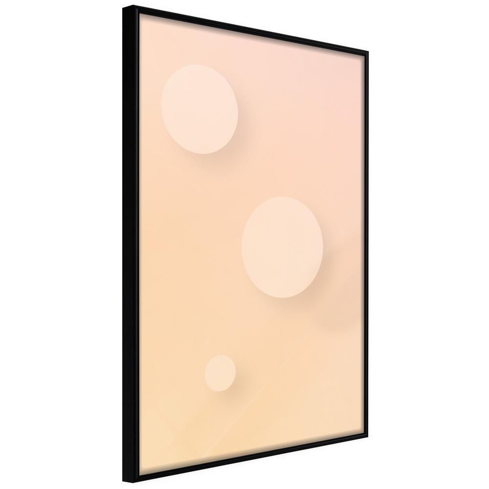 Abstract Poster Frame - Pastel Closeness-artwork for wall with acrylic glass protection