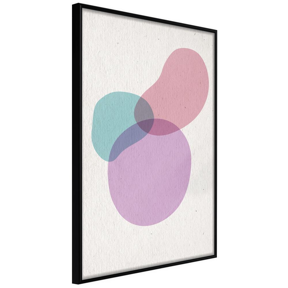 Abstract Poster Frame - Pastel Sets I-artwork for wall with acrylic glass protection