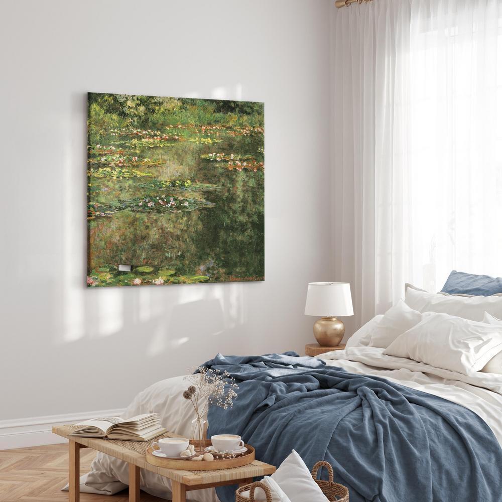 Canvas Print - Pond With Water Lilies-ArtfulPrivacy-Wall Art Collection