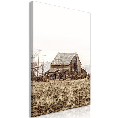Canvas Print - Abandoned Ranch (1 Part) Vertical-ArtfulPrivacy-Wall Art Collection