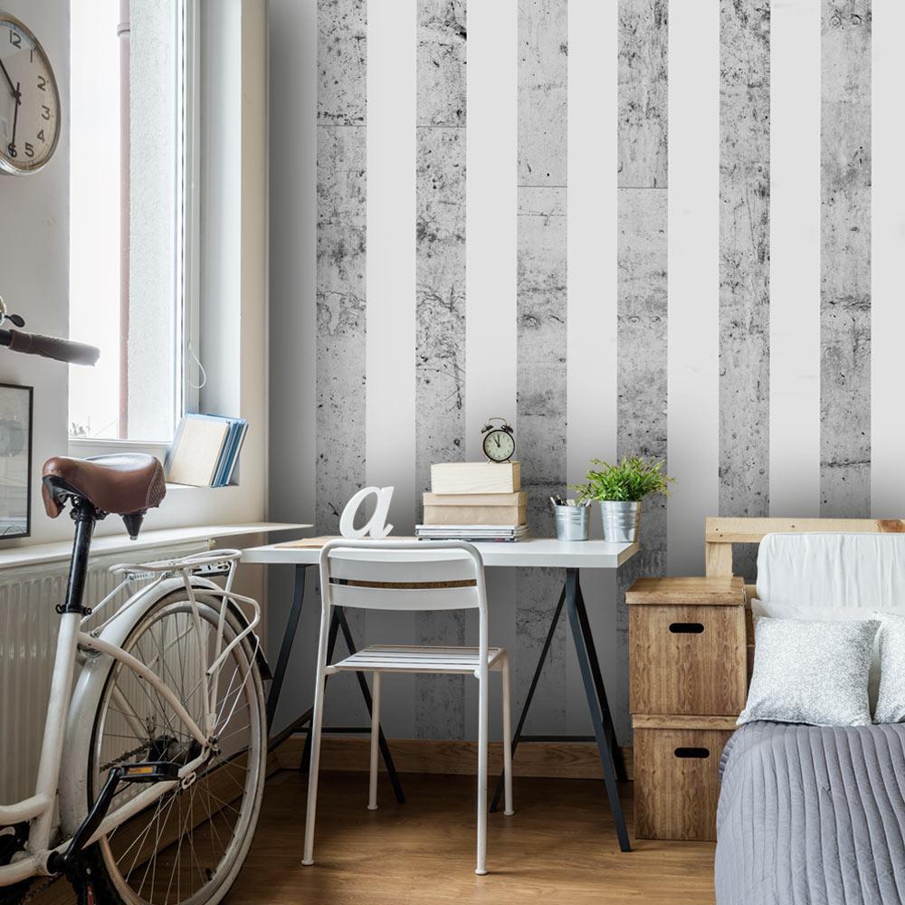 Classic Wallpaper made with non woven fabric - Wallpaper - Grey Style - ArtfulPrivacy