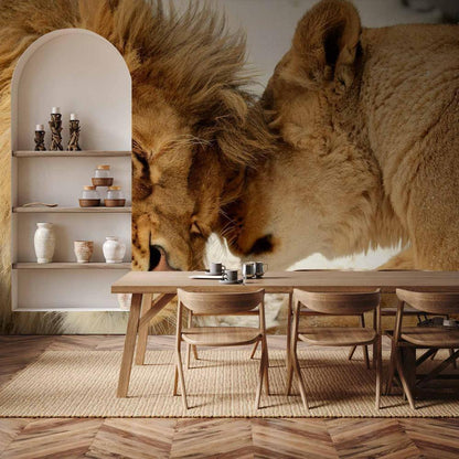 Wall Mural - Lion Tenderness