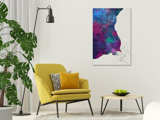 Canvas Print - Cosmic Dreams (1 Part) Vertical-ArtfulPrivacy-Wall Art Collection