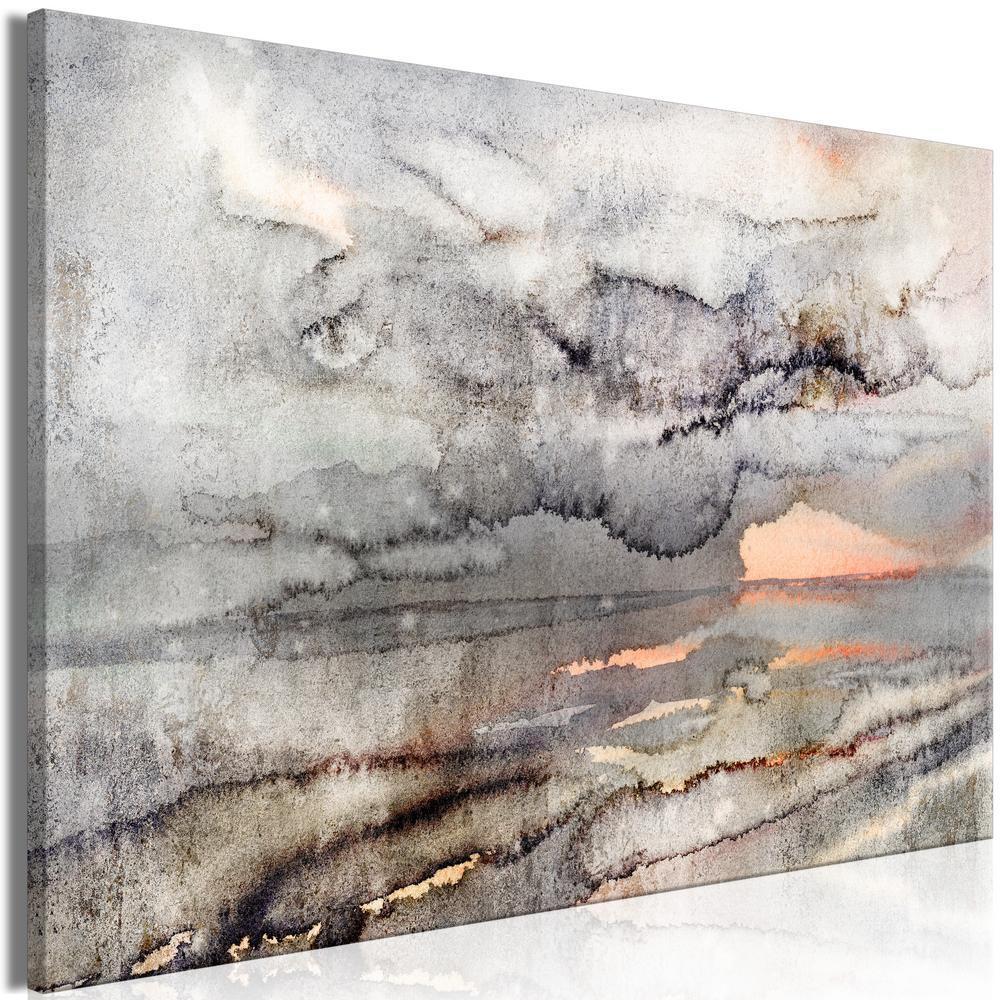 Canvas Print - Connected Clouds (1 Part) Wide-ArtfulPrivacy-Wall Art Collection