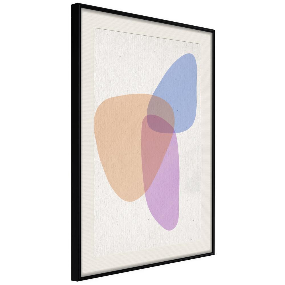 Abstract Poster Frame - Pastel Sets II-artwork for wall with acrylic glass protection