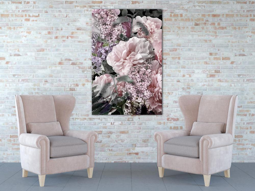 Canvas Print - Among Flowers (1-part) - Blooming Plants in Nature's Colors-ArtfulPrivacy-Wall Art Collection