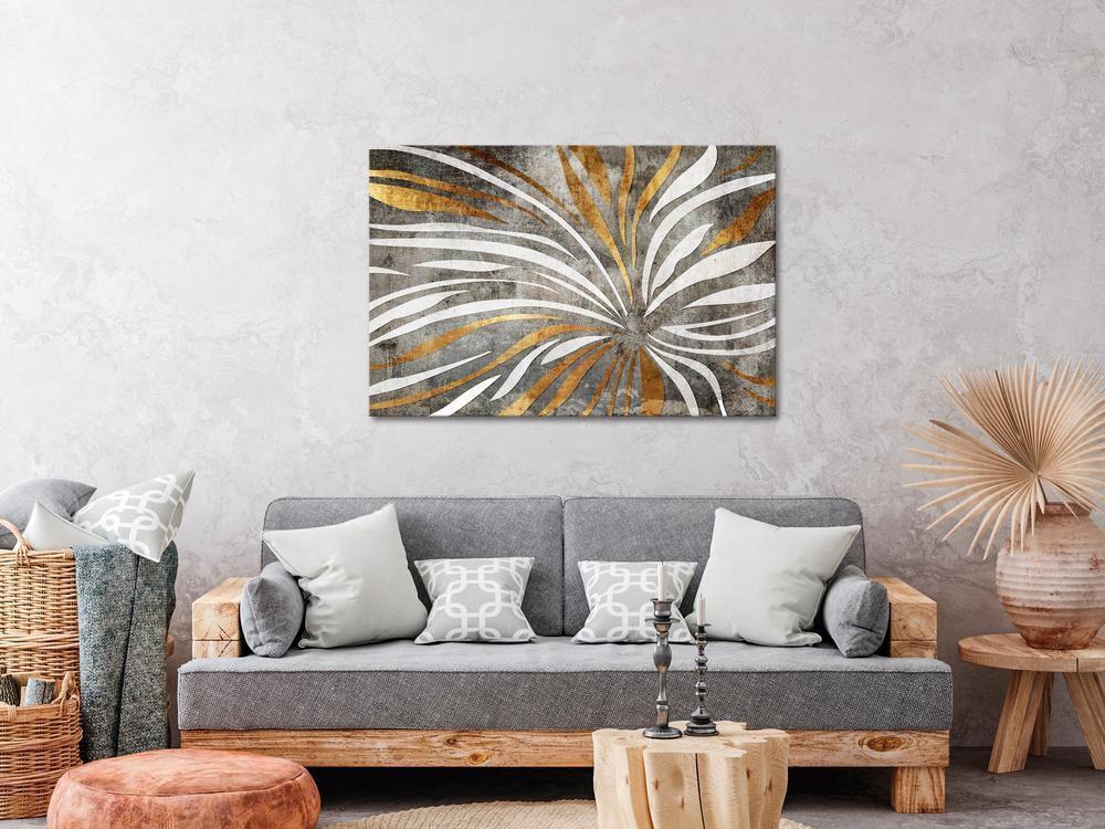 Canvas Print - Night Flower (1 Part) Wide-ArtfulPrivacy-Wall Art Collection