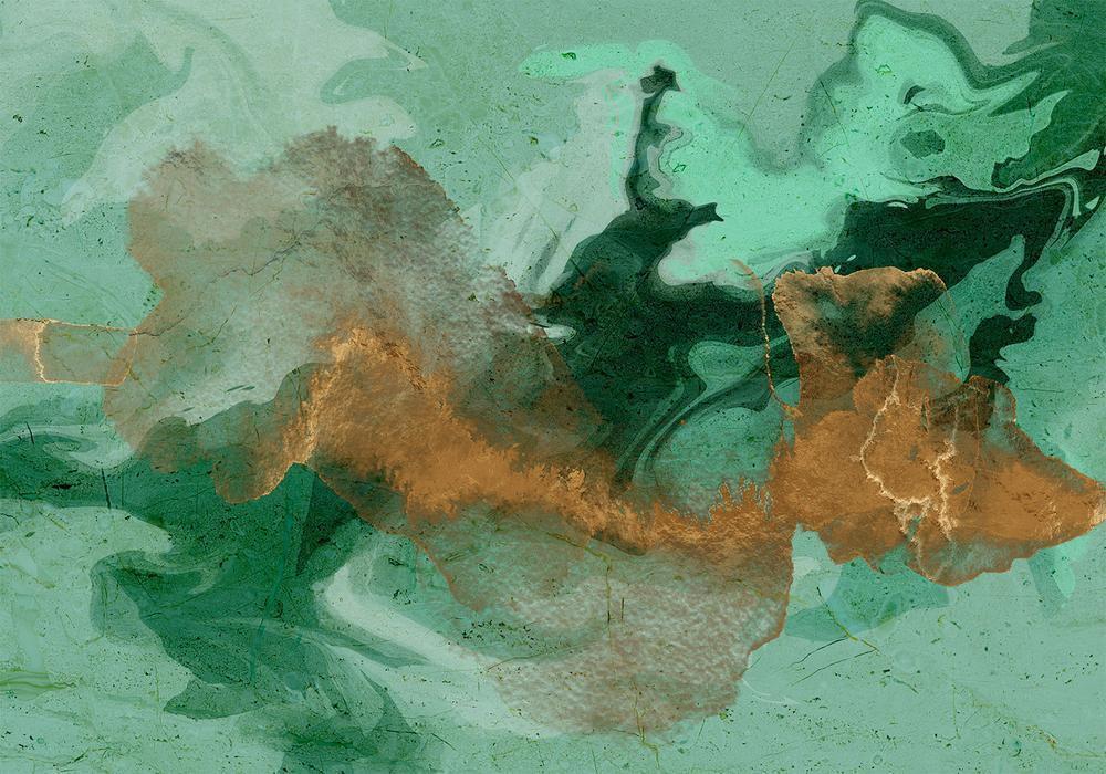 Wall Mural - Malachite Play-Wall Murals-ArtfulPrivacy