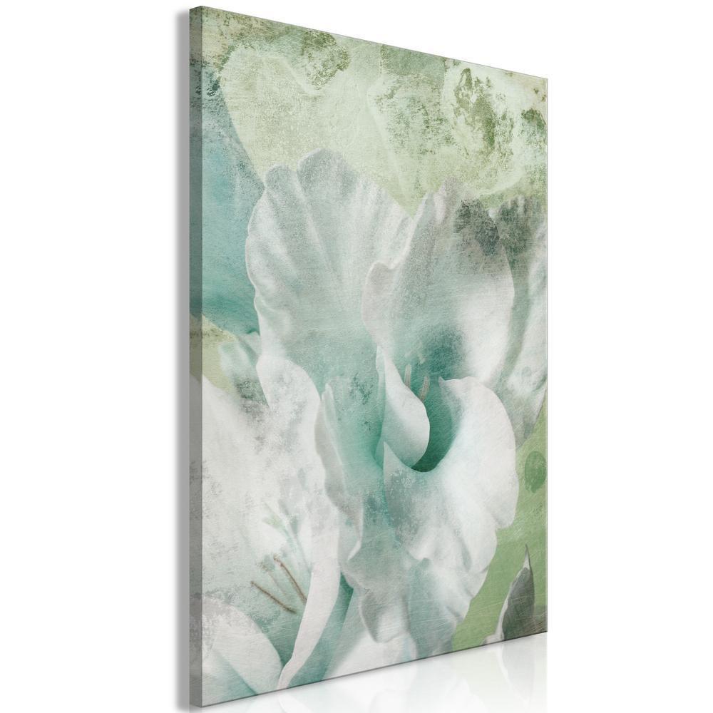 Canvas Print - Mint Fog (1 Part) Vertical-ArtfulPrivacy-Wall Art Collection