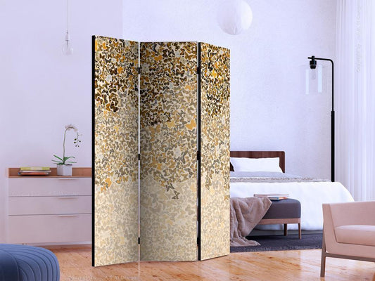 Decorative partition-Room Divider - Art and butterflies-Folding Screen Wall Panel by ArtfulPrivacy