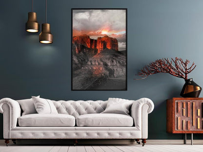 Framed Art - Power of Nature-artwork for wall with acrylic glass protection