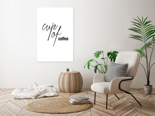 Canvas Print - Cup of Coffee (1 Part) Vertical